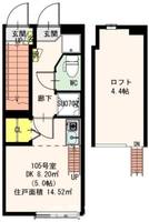 東京都新宿区上落合2(アパート)の賃貸物件の間取り