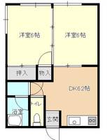 花巻鎌田荘 6.7.8号の間取り