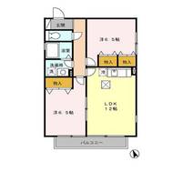 アーバンハイムBの間取り