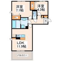 物件の間取り画像