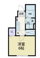 栃木県鹿沼市西鹿沼町(アパート)の賃貸物件の間取り