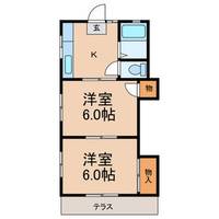 富士見コーポの間取り