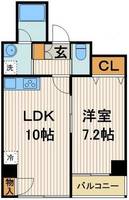 東京都中央区東日本橋2(マンション)の賃貸物件の間取り