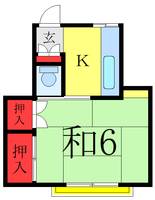 東京都北区赤羽2(マンション)の賃貸物件の間取り