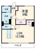 ハイリビングKの間取り