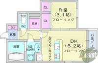 LINK STAGE富沢駅前2の間取り