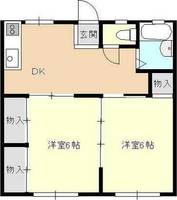 神奈川県藤沢市本鵠沼1(アパート)の賃貸物件の間取り
