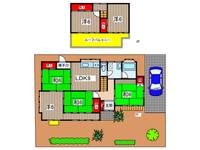 千葉県茂原市下永吉(一戸建)の賃貸物件の間取り