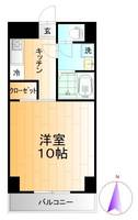 福島県郡山市桑野2(マンション)の賃貸物件の間取り