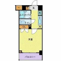 東京都中央区月島3(マンション)の賃貸物件の間取り