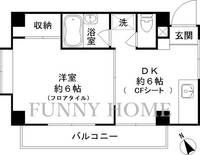 東京都世田谷区若林3(マンション)の賃貸物件の間取り
