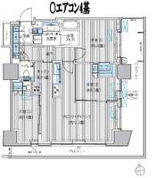 東京都港区高輪3(マンション)の賃貸物件の間取り