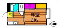 岡山県総社市中央6(アパート)の賃貸物件の間取り