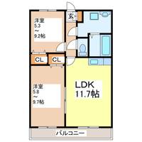 物件の間取り画像