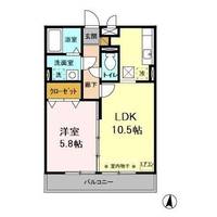 茨城県常陸太田市大平町(アパート)の賃貸物件の間取り