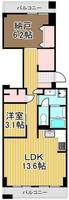 物件の間取り画像