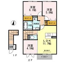 兵庫県西脇市和田町(アパート)の賃貸物件の間取り