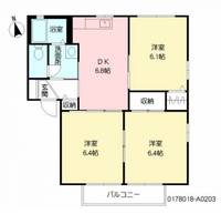 ドルチェ A棟の間取り