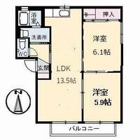 グリーンハウス平野 C棟の間取り