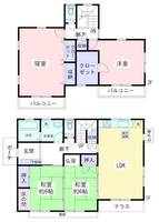 神奈川県厚木市飯山(一戸建)の賃貸物件の間取り