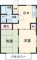 埼玉県深谷市東方(アパート)の賃貸物件の間取り