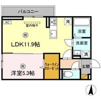 茨城県土浦市東真鍋町(アパート)の賃貸物件の間取り