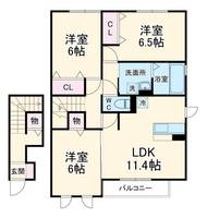 物件の間取り画像