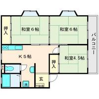 樫村ハイツの間取り