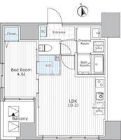 東京都台東区東上野5(マンション)の賃貸物件の間取り