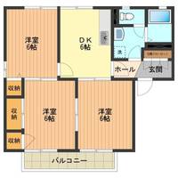 アニバーサリーAの間取り