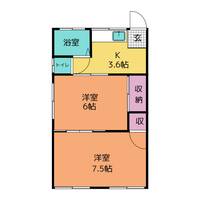 第一コーポ久栄の間取り