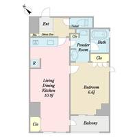 プロシード西新宿の間取り