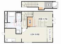 兵庫県丹波篠山市宇土(アパート)の賃貸物件の間取り