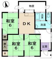 岐阜県多治見市高田町11(一戸建)の賃貸物件の間取り