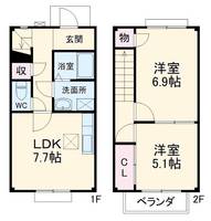 物件の間取り画像