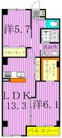 物件の間取り画像