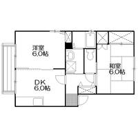 岡山県岡山市南区箕島(アパート)の賃貸物件の間取り