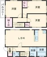 物件の間取り画像