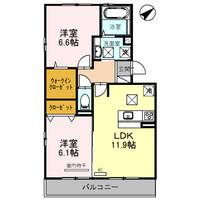 滋賀県草津市青地町(アパート)の賃貸物件の間取り