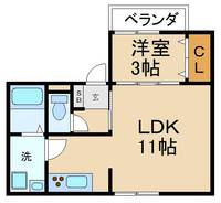 LaLa町楠葉の間取り