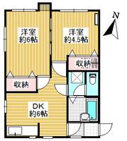 サウスヒルズKの間取り