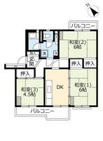 UR若葉台の間取り