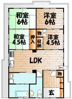 物件の間取り画像