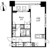 東京都中央区日本橋馬喰町2(マンション)の賃貸物件の間取り