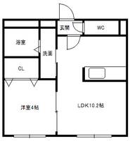 Liveus南11条の間取り