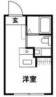東京都渋谷区西原3(マンション)の賃貸物件の間取り