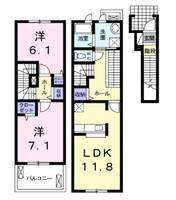 物件の間取り画像