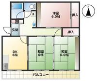 崎原第1マンションの間取り