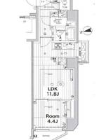 東京都台東区東上野6(マンション)の賃貸物件の間取り