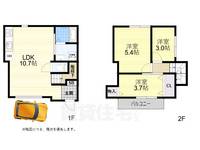 兵庫県神戸市垂水区仲田2(一戸建)の賃貸物件の間取り